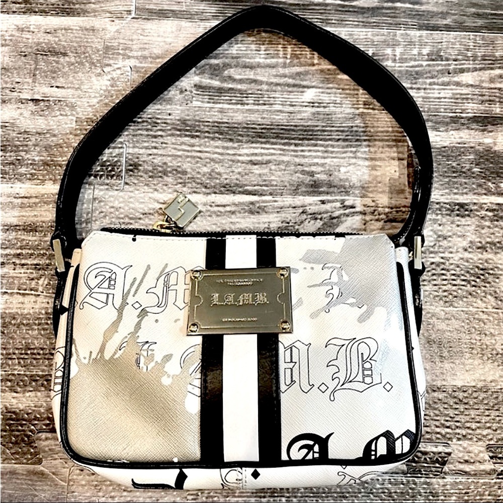 Gwen Stefani L.A.M.B. Black/White Handbag